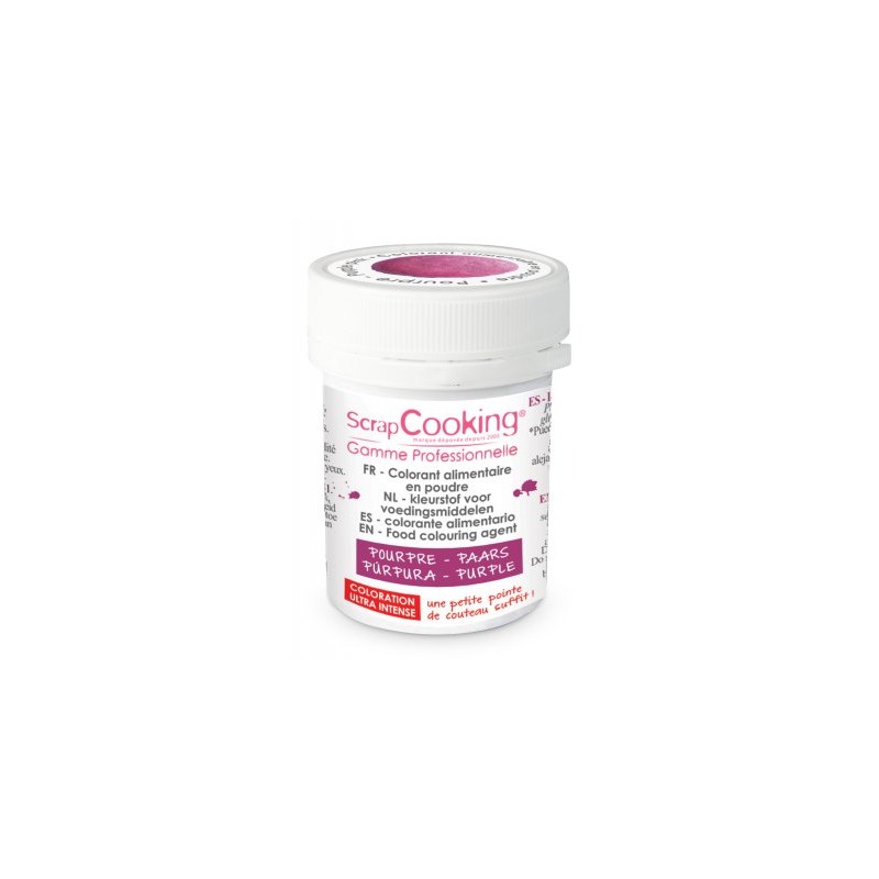 Colorant Alimentaire en Poudre Or Rose 5g Scrapcooking